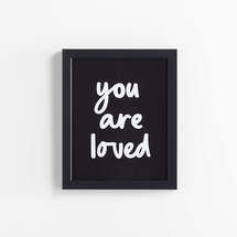 Online Designer Bedroom You are Loved Framed Wall Art