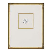 Online Designer Home/Small Office Intaglio in Gold Art - PRINT VI
