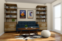 Online Designer Combined Living/Dining 3D Model