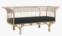 Online Designer Other Franco Albini Belladonna Rattan 77" Sofa