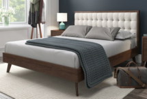 Online Designer Bedroom Abril Upholstered Platform Bed