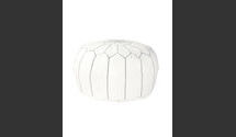 Online Designer Combined Living/Dining Moroccan Leather Pouf