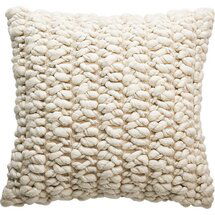 Online Designer Living Room 20" TILLIE WOOL PILLOW WITH DOWN-ALTERNATIVE INSERT