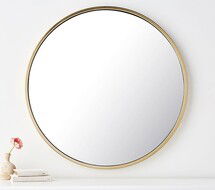 Online Designer Nursery Round Metal Mirror