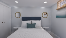 Online Designer Bedroom 3D Model