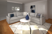 Online Designer Living Room 3D Model