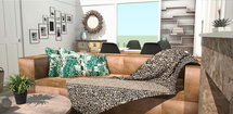 Online Designer Combined Living/Dining 3D Model