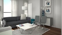 Online Designer Living Room 3D Model