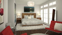 Online Designer Bedroom 3D Model