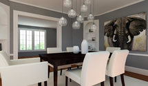 Online Designer Dining Room 3D Model