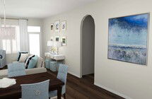 Online Designer Combined Living/Dining 3D Model