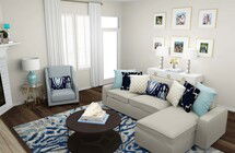 Online Designer Combined Living/Dining 3D Model