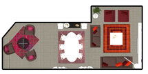 Online Designer Living Room 3D Model