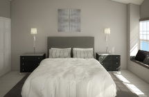 Online Designer Bedroom 3D Model