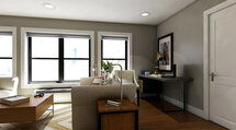 Online Designer Combined Living/Dining 3D Model