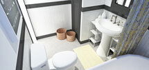Online Designer Bathroom 3D Model