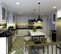 Online Designer Kitchen 3D Model