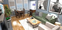 Online Designer Living Room 3D Model