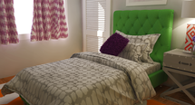 Online Designer Bedroom 3D Model