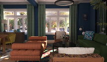 Online Designer Combined Living/Dining 3D Model
