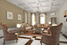 Online Designer Living Room 3D Model