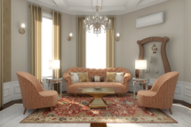 Online Designer Living Room 3D Model