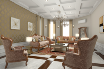 Online Designer Living Room 3D Model