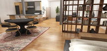 Online Designer Combined Living/Dining 3D Model