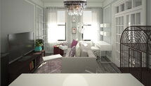 Online Designer Combined Living/Dining 3D Model