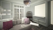 Online Designer Combined Living/Dining 3D Model