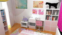 Online Designer Kids Room 3D Model