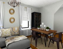 Online Designer Combined Living/Dining 3D Model