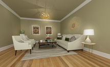 Online Designer Combined Living/Dining 3D Model
