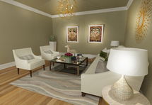 Online Designer Combined Living/Dining 3D Model