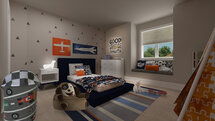Online Designer Kids Room 3D Model
