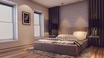 Online Designer Bedroom 3D Model