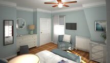 Online Designer Bedroom 3D Model