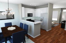 Online Designer Kitchen 3D Model