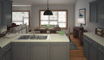 Online Designer Kitchen 3D Model