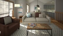 Online Designer Living Room 3D Model