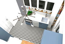 Online Designer Kitchen 3D Model