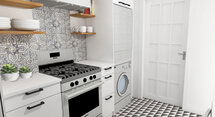 Online Designer Kitchen 3D Model