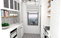 Online Designer Kitchen 3D Model