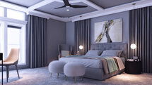 Online Designer Bedroom 3D Model