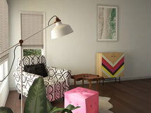 Online Designer Bedroom 3D Model