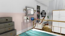 Online Designer Living Room 3D Model