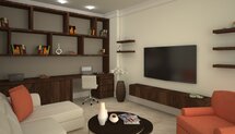 Online Designer Living Room 3D Model