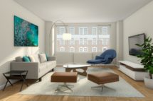 Online Designer Combined Living/Dining 3D Model