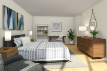 Online Designer Bedroom 3D Model