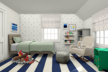 Online Designer Bedroom 3D Model